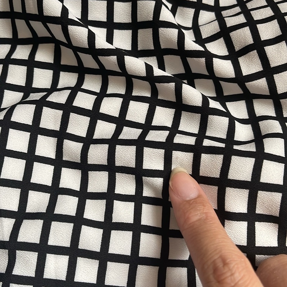 Merona windowpane pattern top - Picture 8 of 8